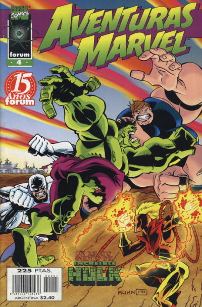 Cover for Aventuras Marvel (Planeta DeAgostini, 1998 series) #4