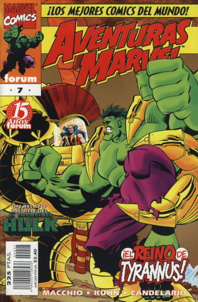 Cover for Aventuras Marvel (Planeta DeAgostini, 1998 series) #7
