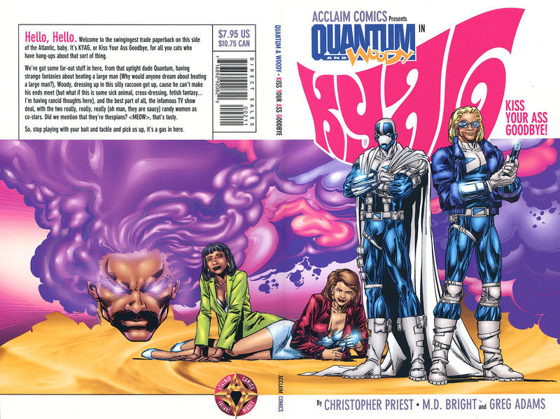 Cover for Quantum & Woody KYAG (Kiss Your Ass Goodbye) (Acclaim / Valiant, 1998 series) #1