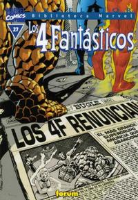 Cover Thumbnail for Biblioteca Marvel: Los 4 Fantásticos (Planeta DeAgostini, 1999 series) #27