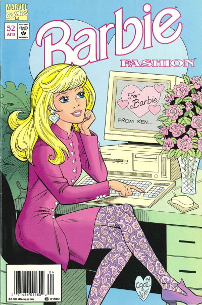 Cover for Barbie Fashion (Marvel, 1991 series) #52