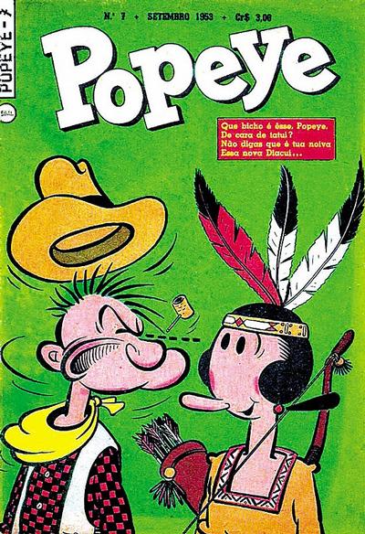 Cover for Popeye (Editora Brasil-América [EBAL], 1953 series) #7