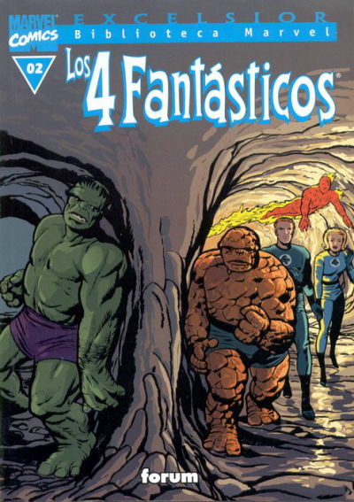 Cover for Biblioteca Marvel: Los 4 Fantásticos (Planeta DeAgostini, 1999 series) #02