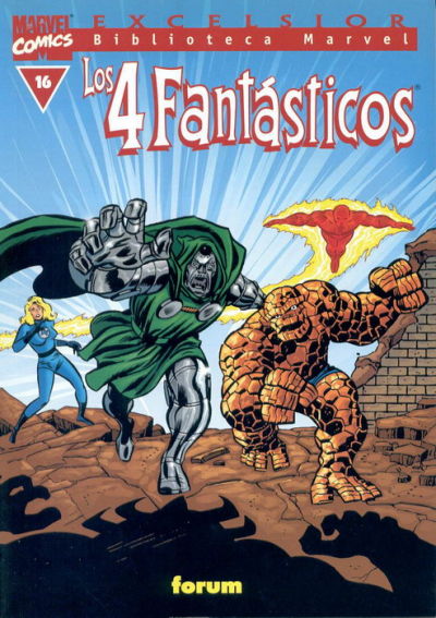 Cover for Biblioteca Marvel: Los 4 Fantásticos (Planeta DeAgostini, 1999 series) #16