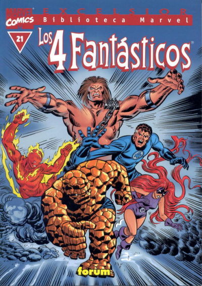 Cover for Biblioteca Marvel: Los 4 Fantásticos (Planeta DeAgostini, 1999 series) #21