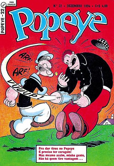 Cover for Popeye (Editora Brasil-América [EBAL], 1953 series) #22