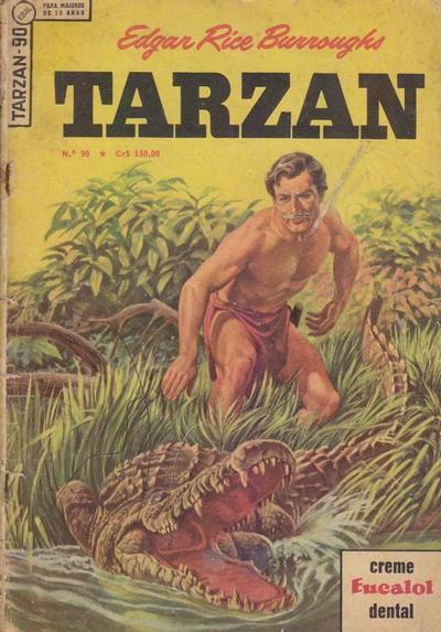 Cover for Tarzan (Editora Brasil-América [EBAL], 1951 series) #90
