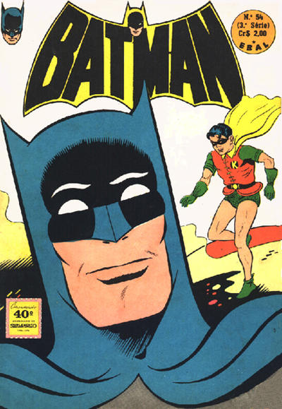 Cover for Batman (3ª Série) (Editora Brasil-América [EBAL], 1969 series) #54