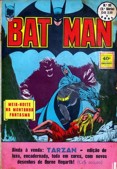 Cover for Batman (3ª Série) (Editora Brasil-América [EBAL], 1969 series) #57