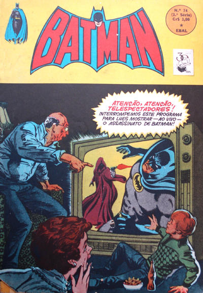 Cover for Batman (3ª Série) (Editora Brasil-América [EBAL], 1969 series) #74