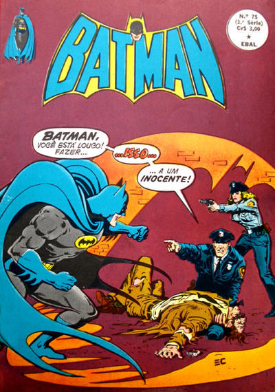 Cover for Batman (3ª Série) (Editora Brasil-América [EBAL], 1969 series) #75