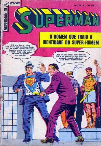Cover for Superman (3ª Série) (Editora Brasil-América [EBAL], 1964 series) #19