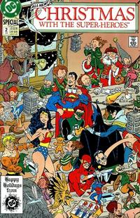 Cover for Christmas with the Super-Heroes (DC, 1988 series) #2 [Direct]