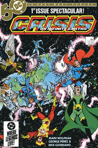 Cover for Crisis on Infinite Earths (DC, 1985 series) #1 [Direct]
