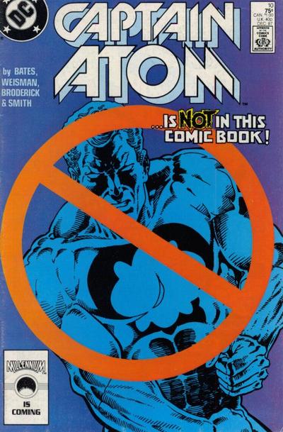 Cover for Captain Atom (DC, 1987 series) #10 [Direct]