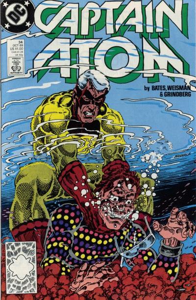 Cover for Captain Atom (DC, 1987 series) #34