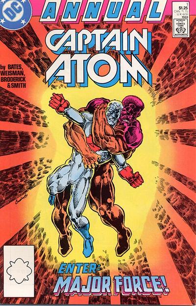 Cover for Captain Atom Annual (DC, 1988 series) #1 [Direct]