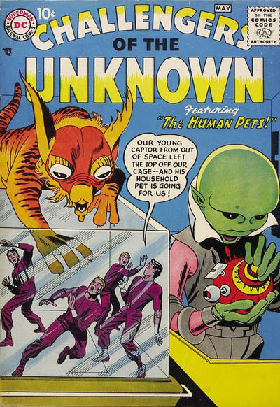 Cover for Challengers of the Unknown (DC, 1958 series) #1