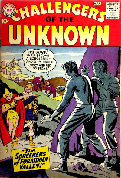 Cover for Challengers of the Unknown (DC, 1958 series) #6