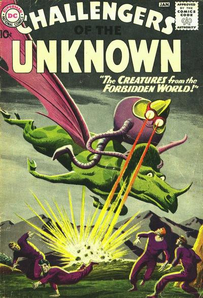 Cover for Challengers of the Unknown (DC, 1958 series) #11