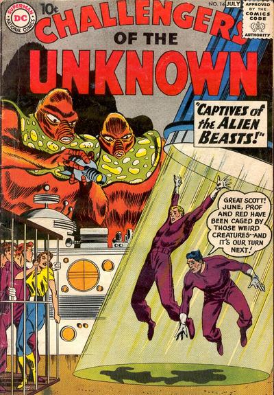 Cover for Challengers of the Unknown (DC, 1958 series) #14