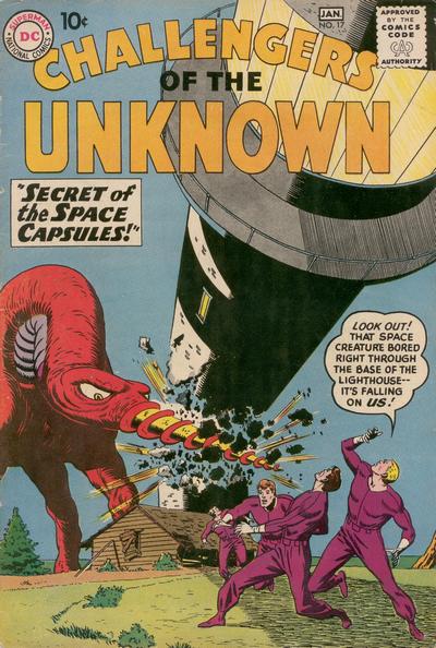 Cover for Challengers of the Unknown (DC, 1958 series) #17