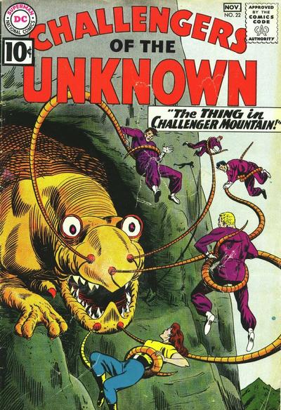 Cover for Challengers of the Unknown (DC, 1958 series) #22
