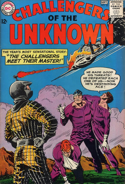 Cover for Challengers of the Unknown (DC, 1958 series) #33