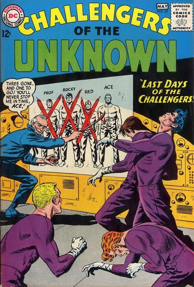Cover for Challengers of the Unknown (DC, 1958 series) #37