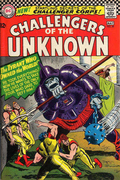 Cover for Challengers of the Unknown (DC, 1958 series) #49