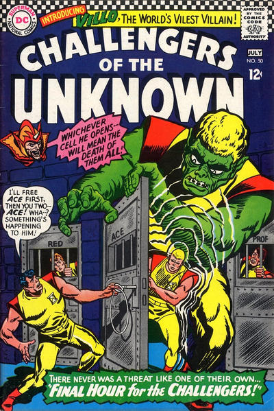 Cover for Challengers of the Unknown (DC, 1958 series) #50