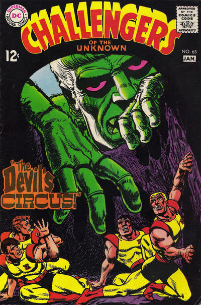 Cover for Challengers of the Unknown (DC, 1958 series) #65
