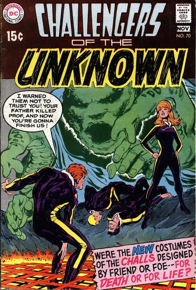 Cover for Challengers of the Unknown (DC, 1958 series) #70