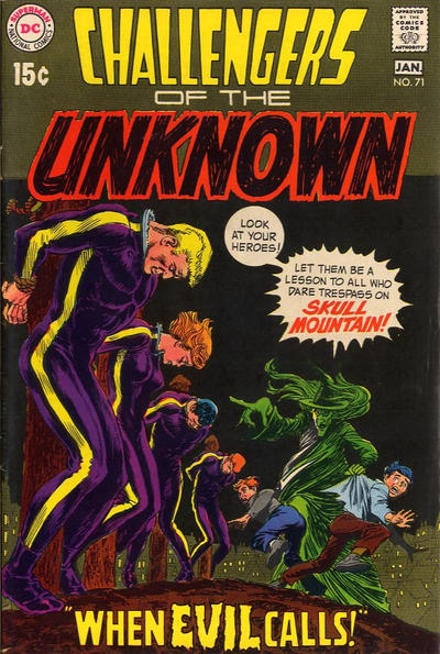 Cover for Challengers of the Unknown (DC, 1958 series) #71