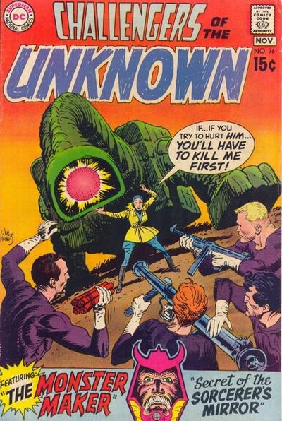 Cover for Challengers of the Unknown (DC, 1958 series) #76
