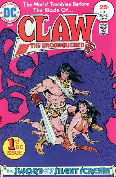 Cover for Claw the Unconquered (DC, 1975 series) #1