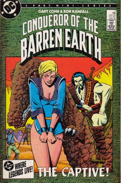 Cover for Conqueror of the Barren Earth (DC, 1985 series) #2 [Direct]