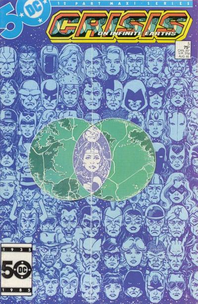 Cover for Crisis on Infinite Earths (DC, 1985 series) #5 [Direct]