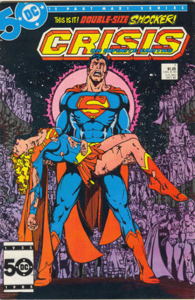 Cover for Crisis on Infinite Earths (DC, 1985 series) #7 [Direct]