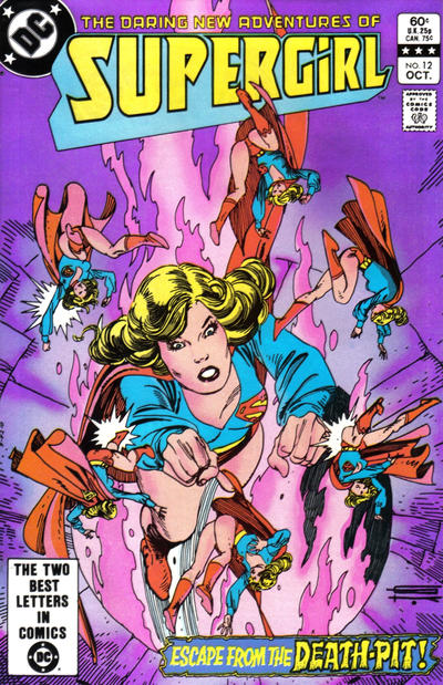 Cover for The Daring New Adventures of Supergirl (DC, 1982 series) #12 [Direct]