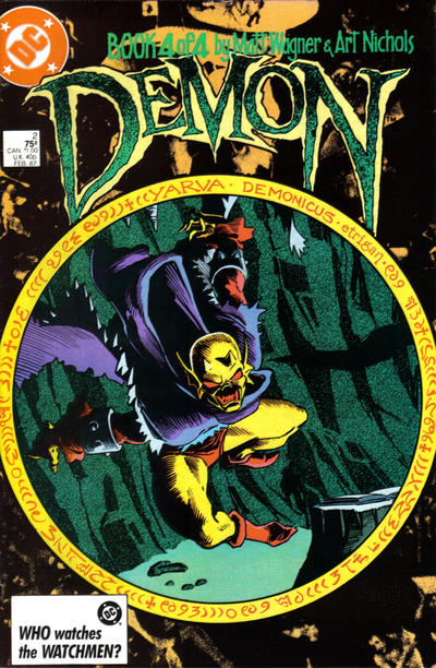 Cover for The Demon (DC, 1987 series) #2 [Direct]