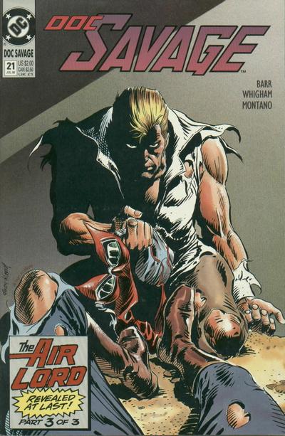 Cover for Doc Savage (DC, 1988 series) #21