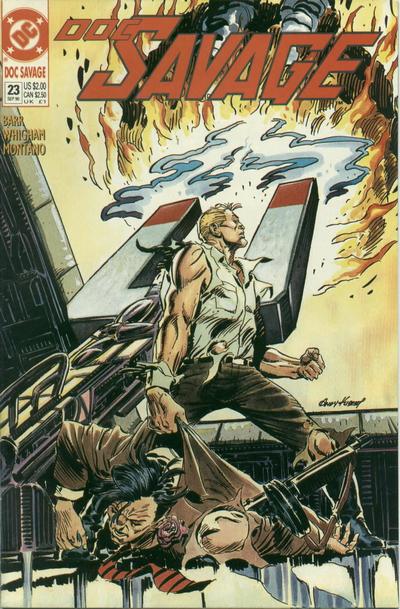 Cover for Doc Savage (DC, 1988 series) #23