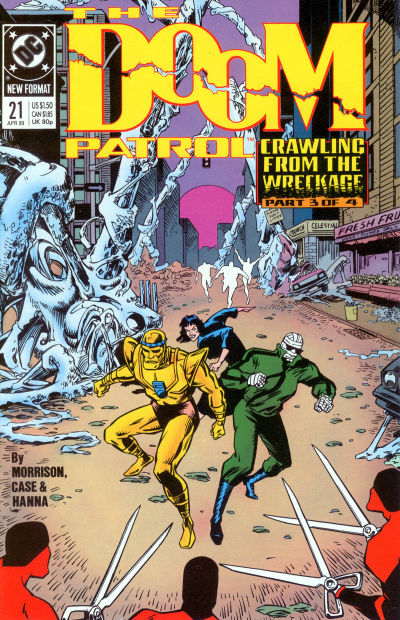 Cover for Doom Patrol (DC, 1987 series) #21