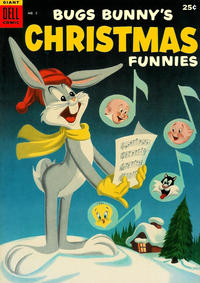 Cover for Bugs Bunny's Christmas Funnies (Dell, 1950 series) #5