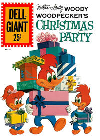 Cover Thumbnail for Dell Giant (Dell, 1959 series) #54 - Walter Lantz Woody Woodpecker's Christmas Party
