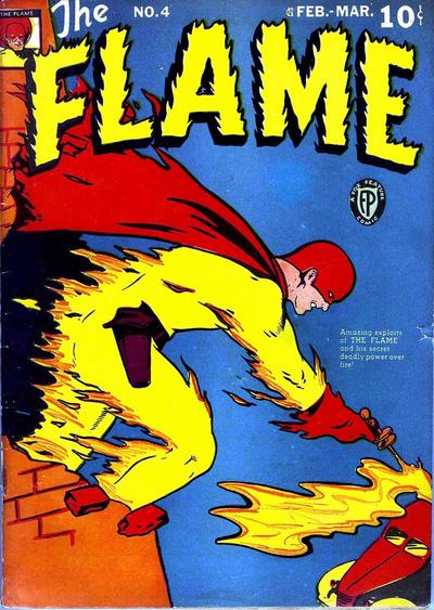 Cover for The Flame (Fox, 1940 series) #4