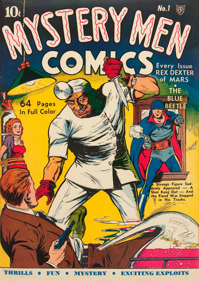 Cover for Mystery Men Comics (Fox, 1939 series) #1