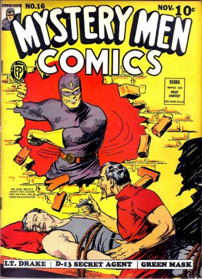Cover for Mystery Men Comics (Fox, 1939 series) #16