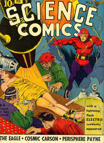 Cover for Science Comics (Fox, 1940 series) #1